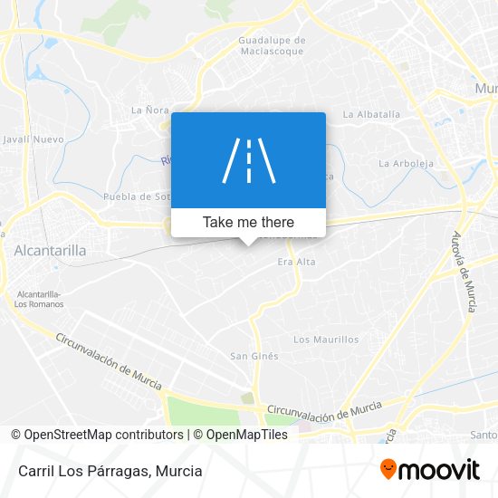 Carril Los Párragas map