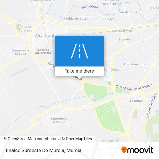 Enalce Suroeste De Murcia map