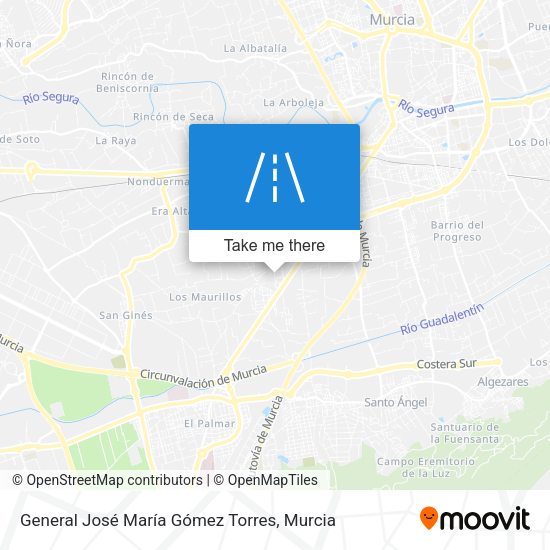 General José María Gómez Torres map