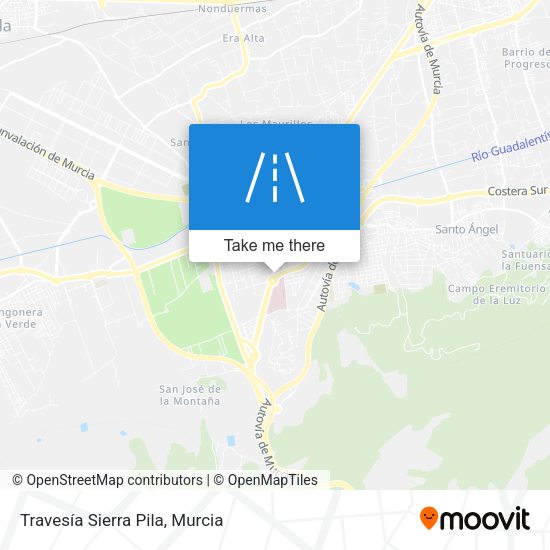 Travesía Sierra Pila map
