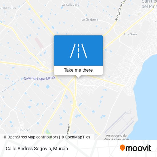mapa Calle Andrés Segovia