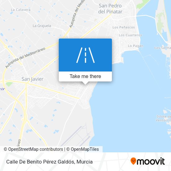 Calle De Benito Pérez Galdós map