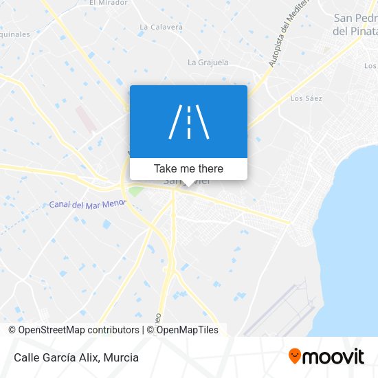 Calle García Alix map
