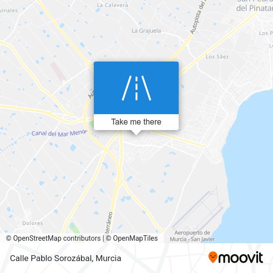 Calle Pablo Sorozábal map