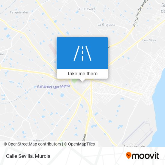 Calle Sevilla map