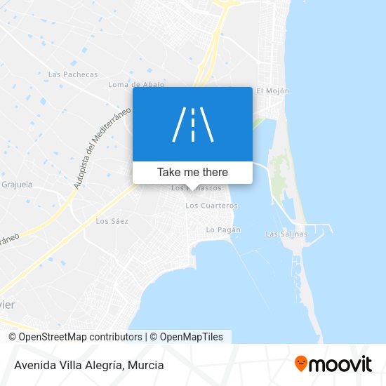 Avenida Villa Alegría map