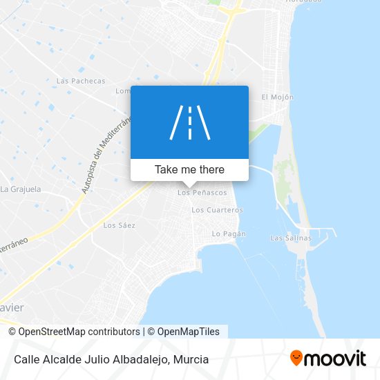 Calle Alcalde Julio Albadalejo map