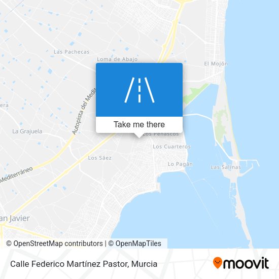 Calle Federico Martínez Pastor map