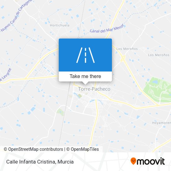 Calle Infanta Cristina map