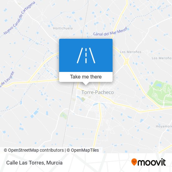 Calle Las Torres map