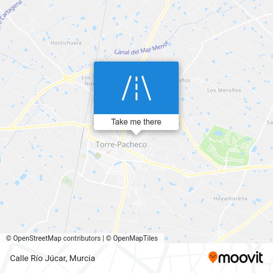 Calle Río Júcar map