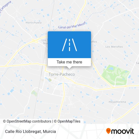 Calle Río Llobregat map