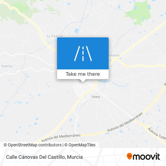 mapa Calle Cánovas Del Castillo