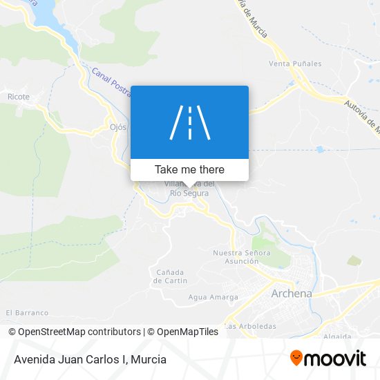 mapa Avenida Juan Carlos I