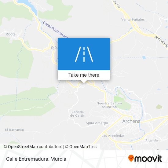 mapa Calle Extremadura