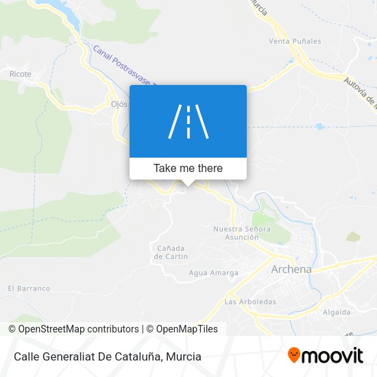 Calle Generaliat De Cataluña map