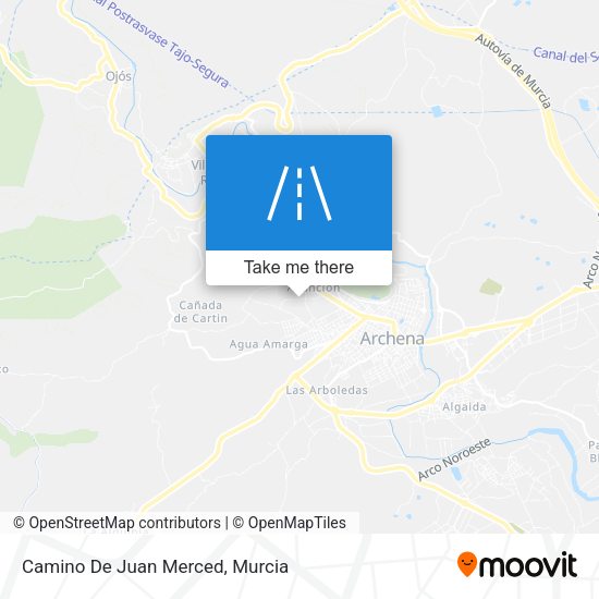Camino De Juan Merced map