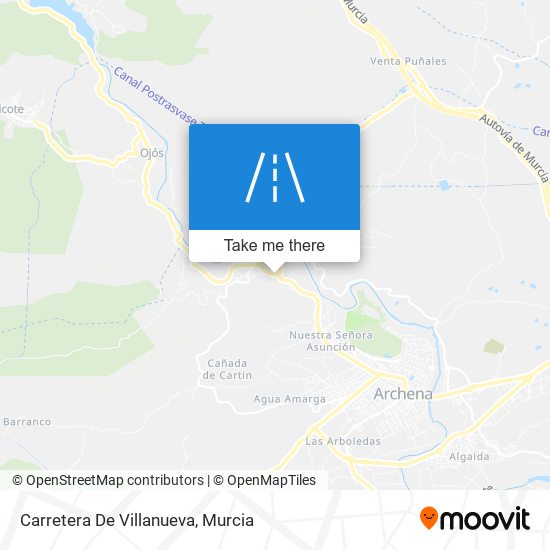 mapa Carretera De Villanueva