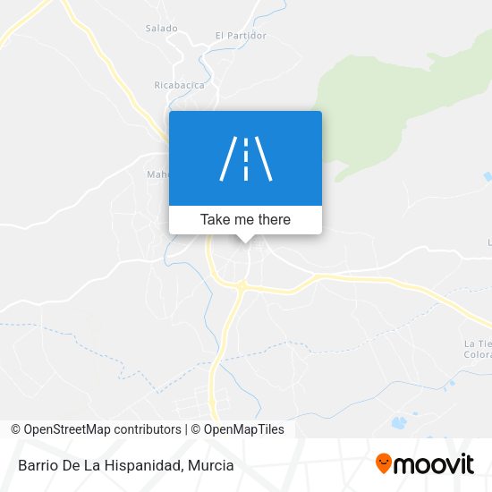 Barrio De La Hispanidad map