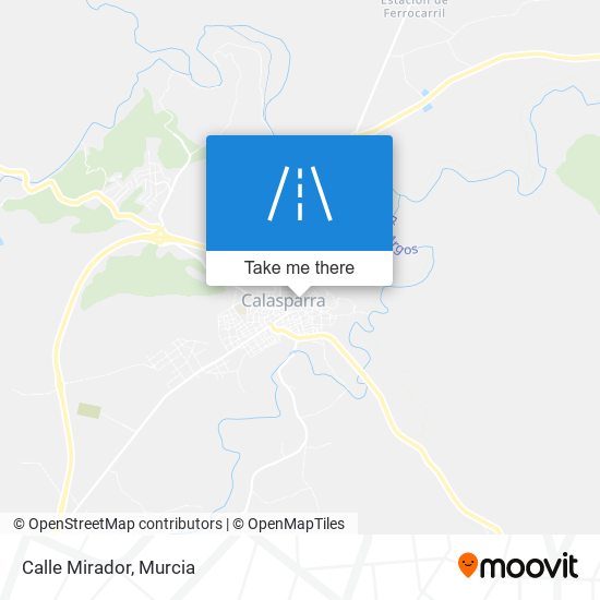 Calle Mirador map