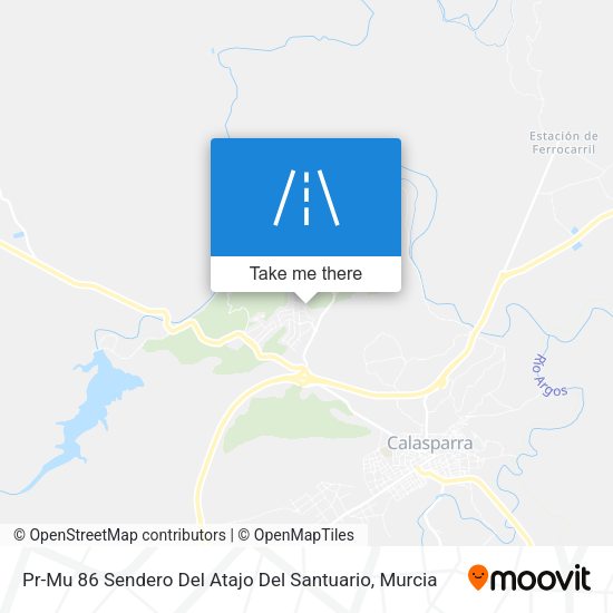 Pr-Mu 86 Sendero Del Atajo Del Santuario map