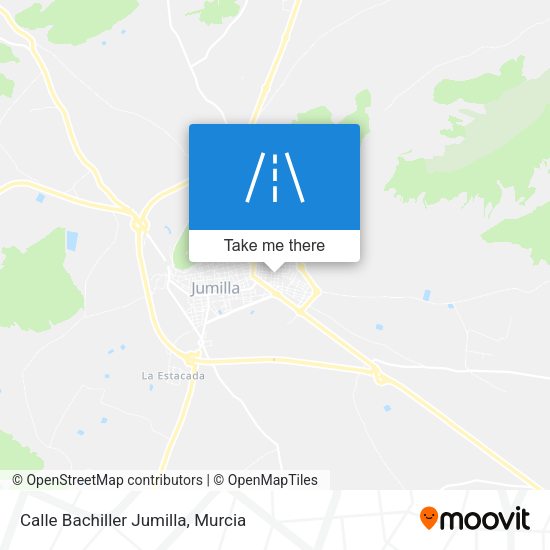 Calle Bachiller Jumilla map