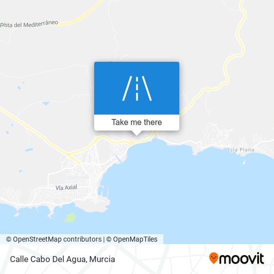 Calle Cabo Del Agua map