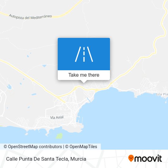 Calle Punta De Santa Tecla map