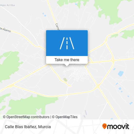 Calle Blas Ibáñez map