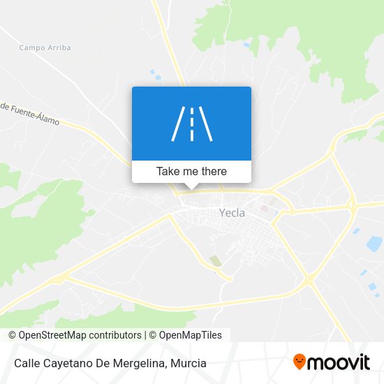 Calle Cayetano De Mergelina map