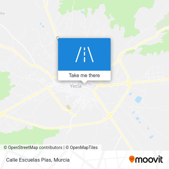 Calle Escuelas Pías map