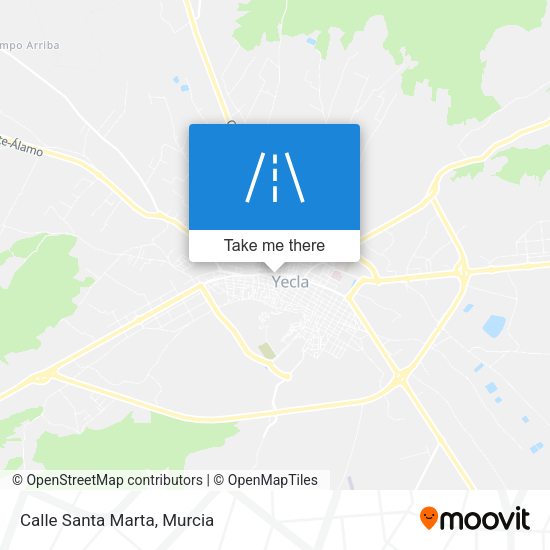 Calle Santa Marta map
