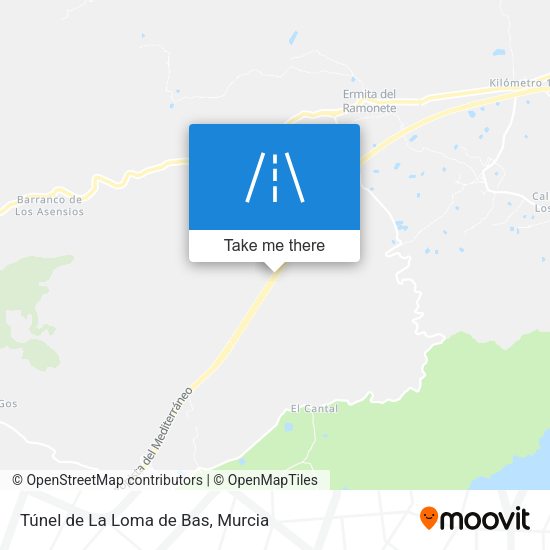 Túnel de La Loma de Bas map