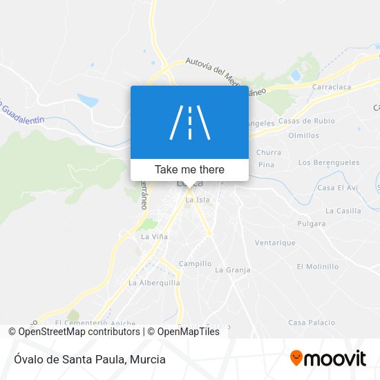 Óvalo de Santa Paula map