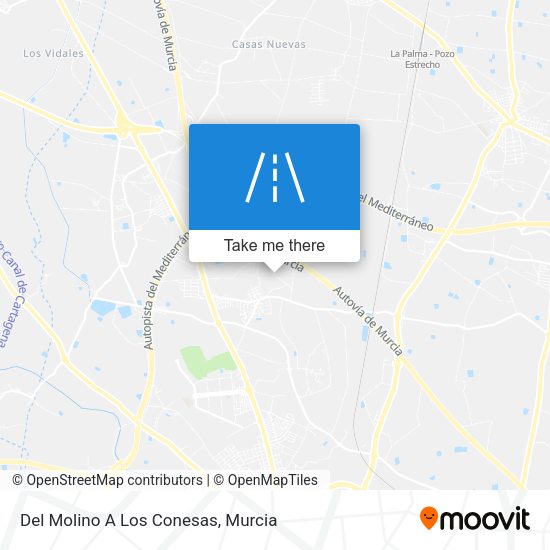 Del Molino A Los Conesas map