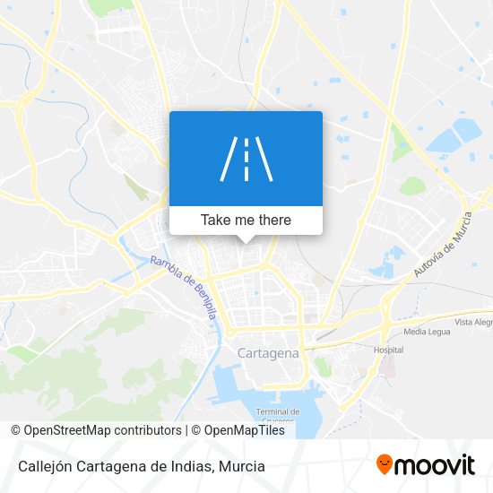 Callejón Cartagena de Indias map