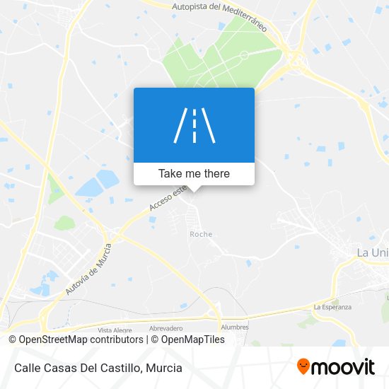 Calle Casas Del Castillo map