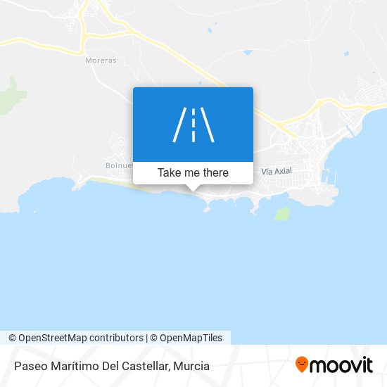 mapa Paseo Marítimo Del Castellar