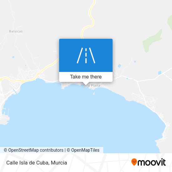 Calle Isla de Cuba map