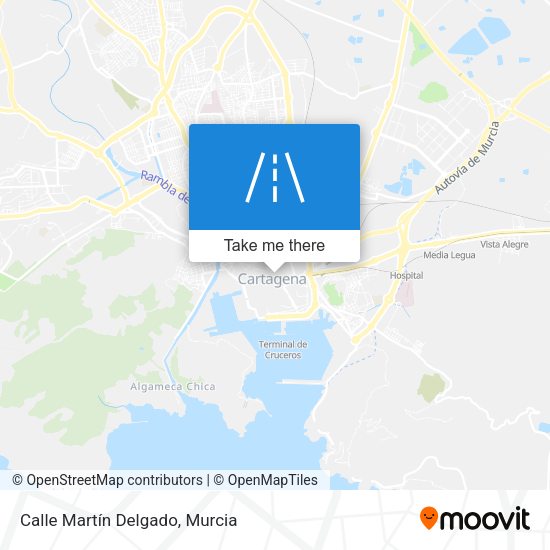 Calle Martín Delgado map