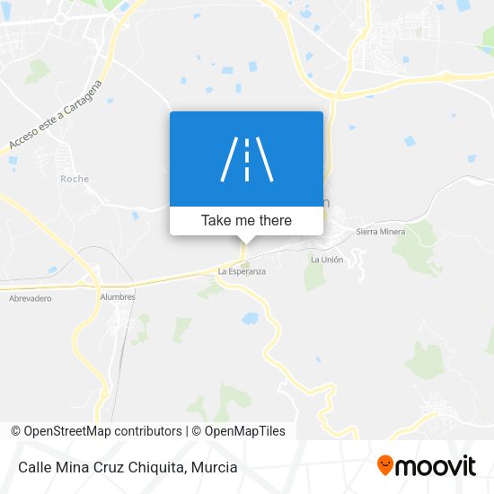 Calle Mina Cruz Chiquita map