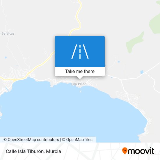 Calle Isla Tiburón map