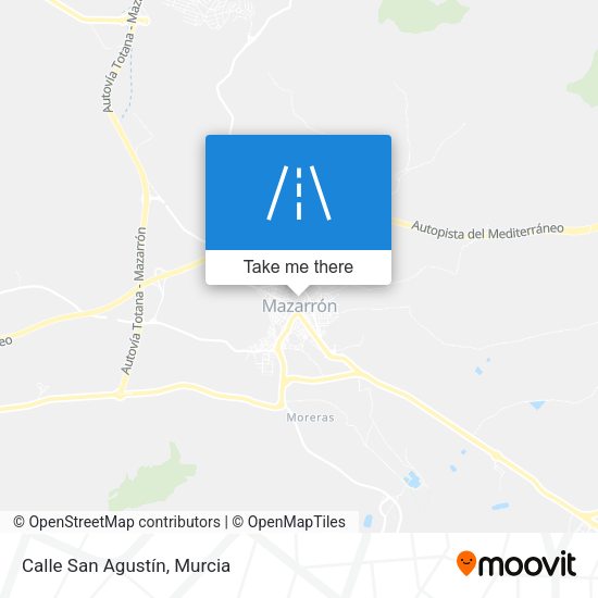 Calle San Agustín map