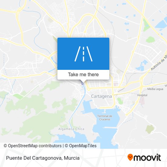 Puente Del Cartagonova map