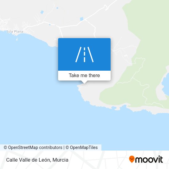 Calle Valle de León map