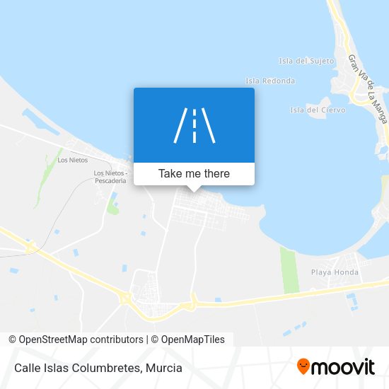 Calle Islas Columbretes map