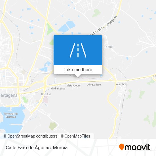 Calle Faro de Águilas map