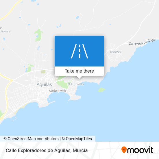 Calle Exploradores de Águilas map