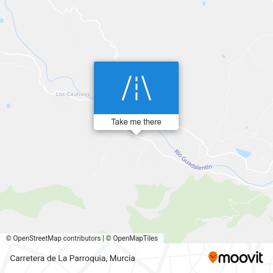 Carretera de La Parroquia map