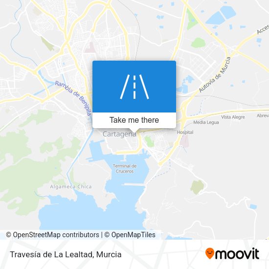 Travesía de La Lealtad map